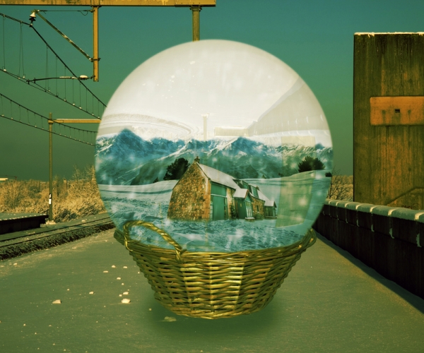 Creation of winter globe: Step 8